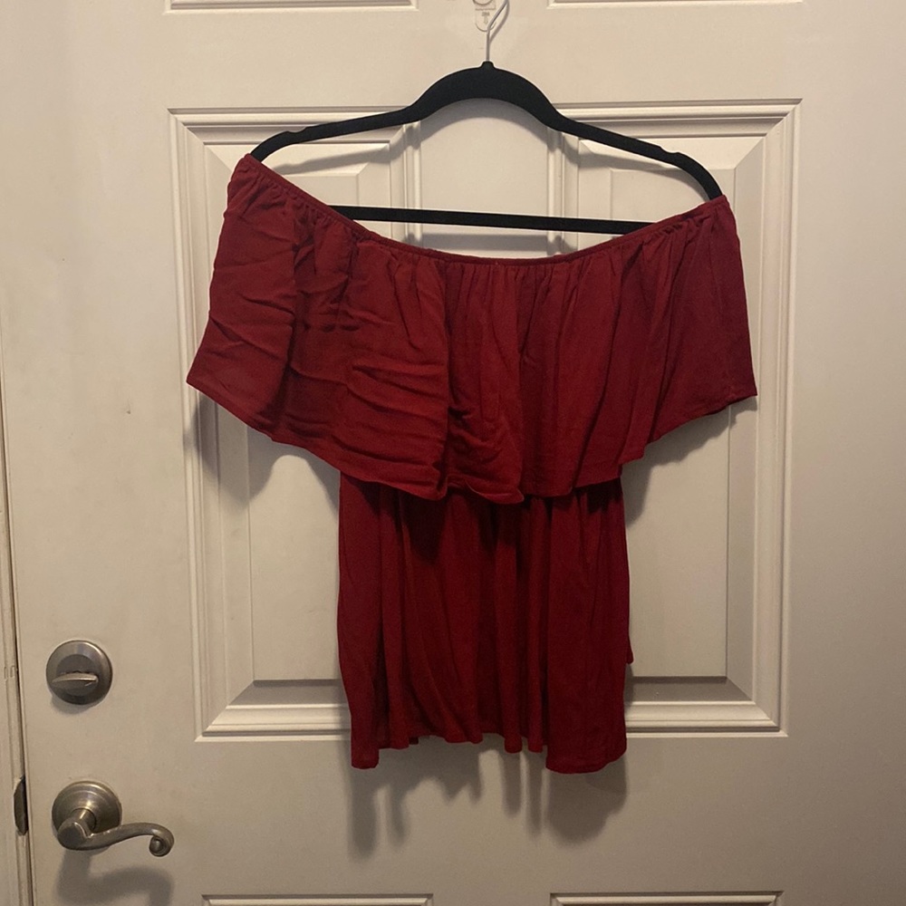 Off shoulder loose top